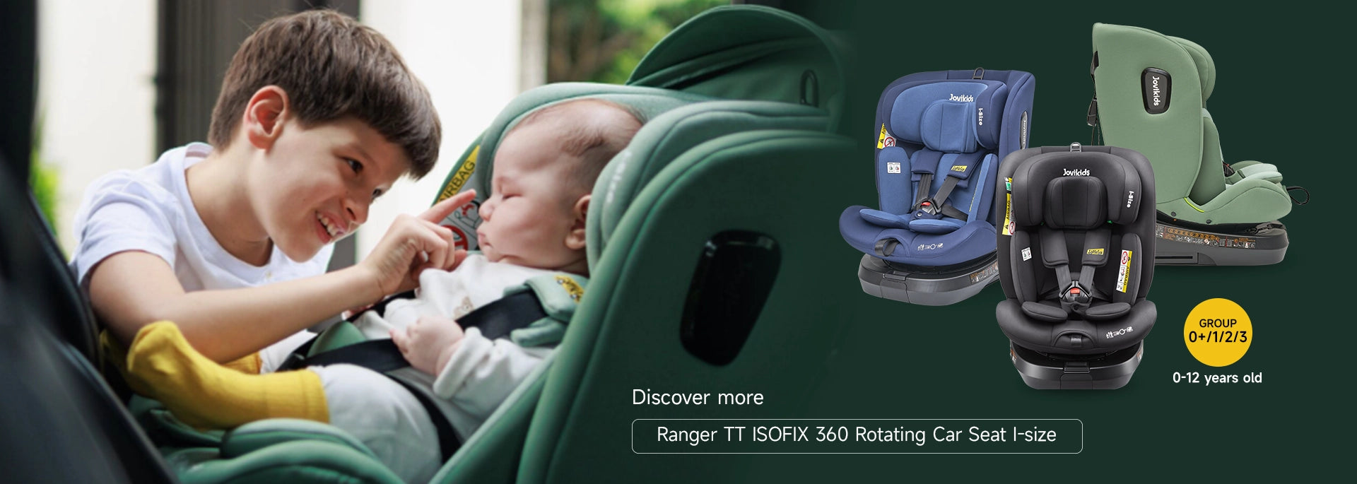 Jovikids baby car seat slide 2