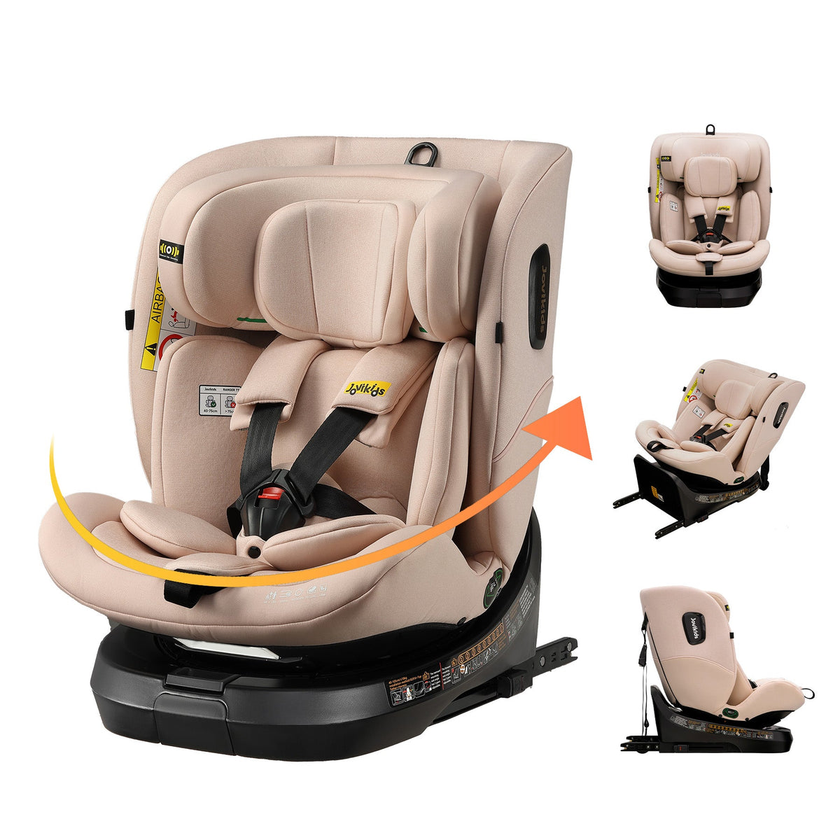 Ranger TT ISOFIX 360 Rotating Car Seat I-size - Rosewood Pink