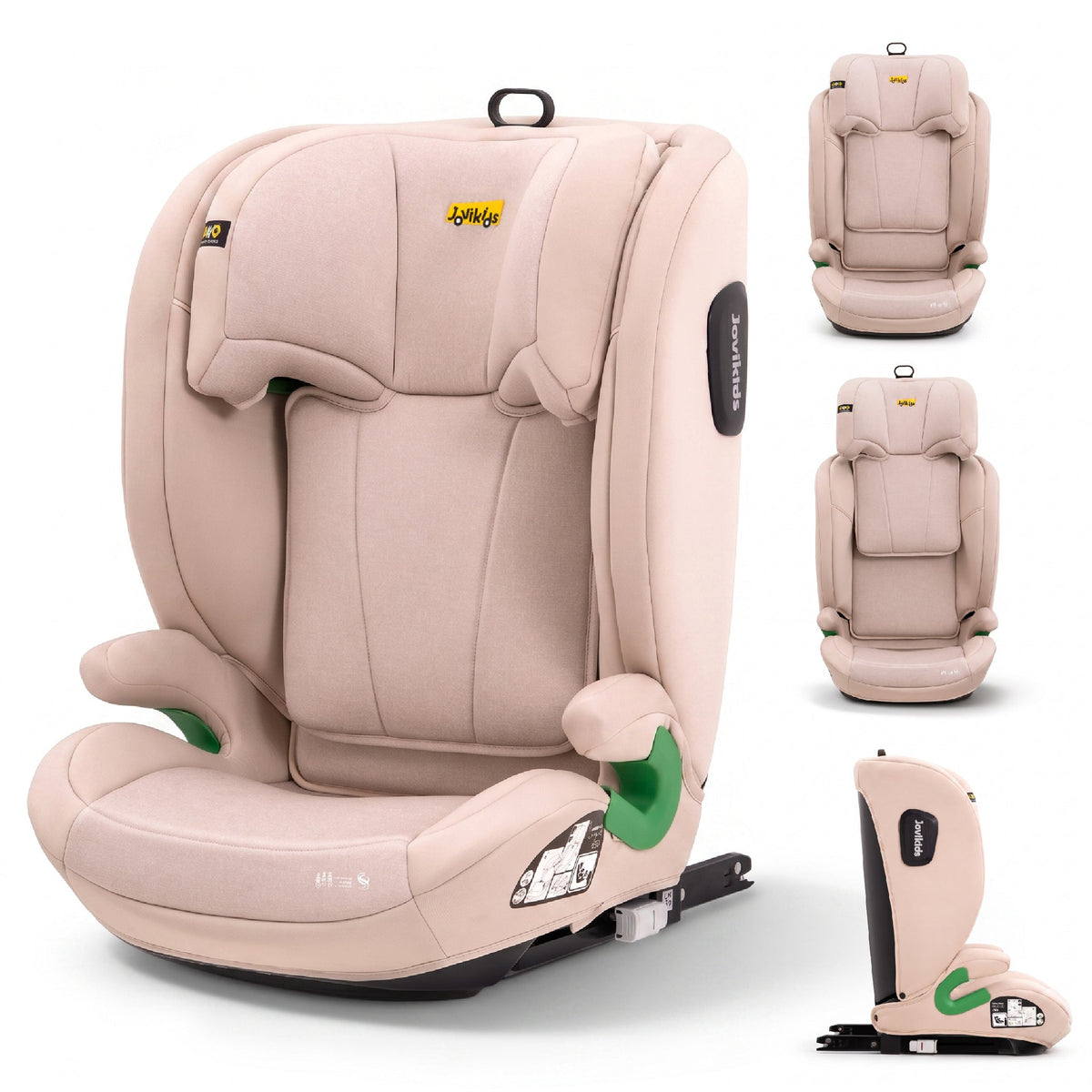 Leon I-Size Booster Car Seat with ISOFIX - Rosewood Pink