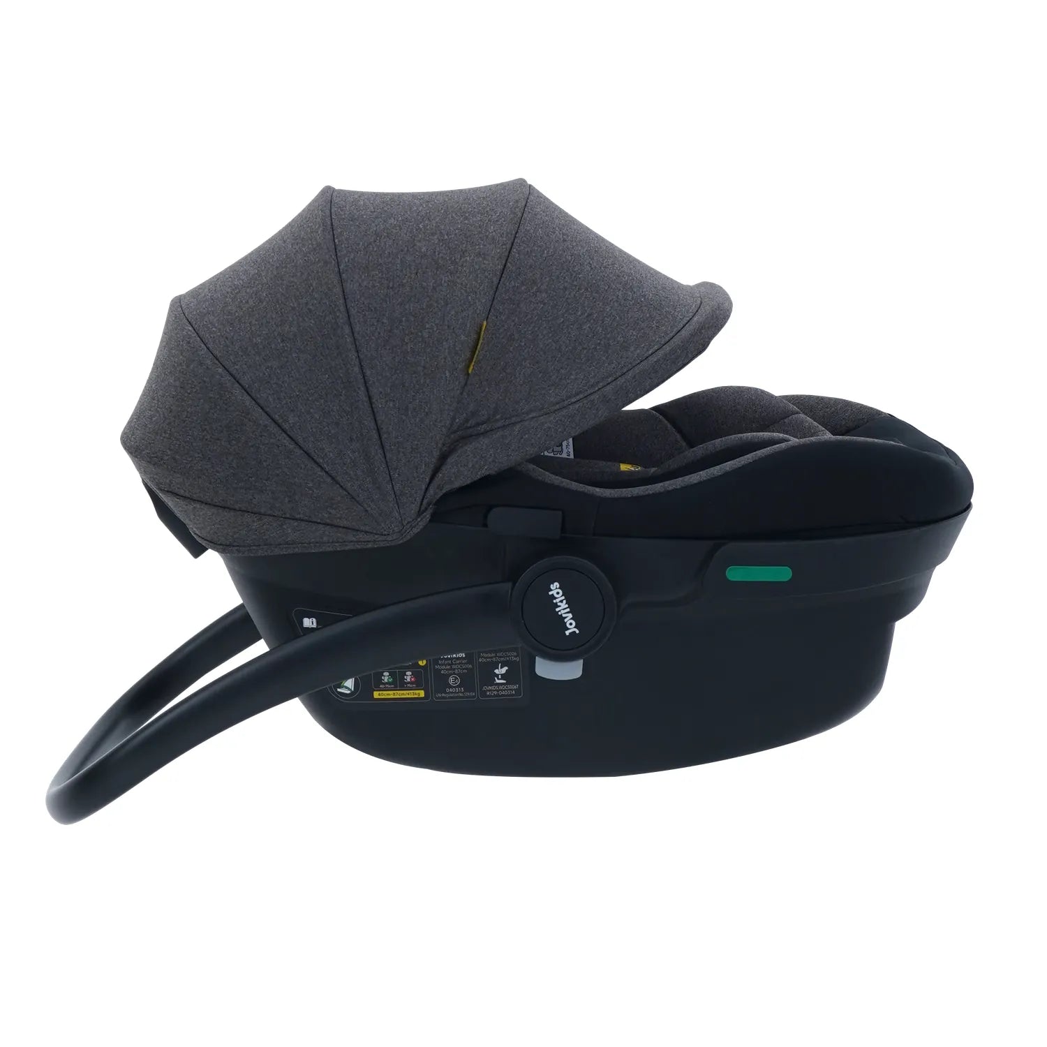 Jovikids Aria Baby Carrier Black i-Size 3-Point Seat Belt 0M+