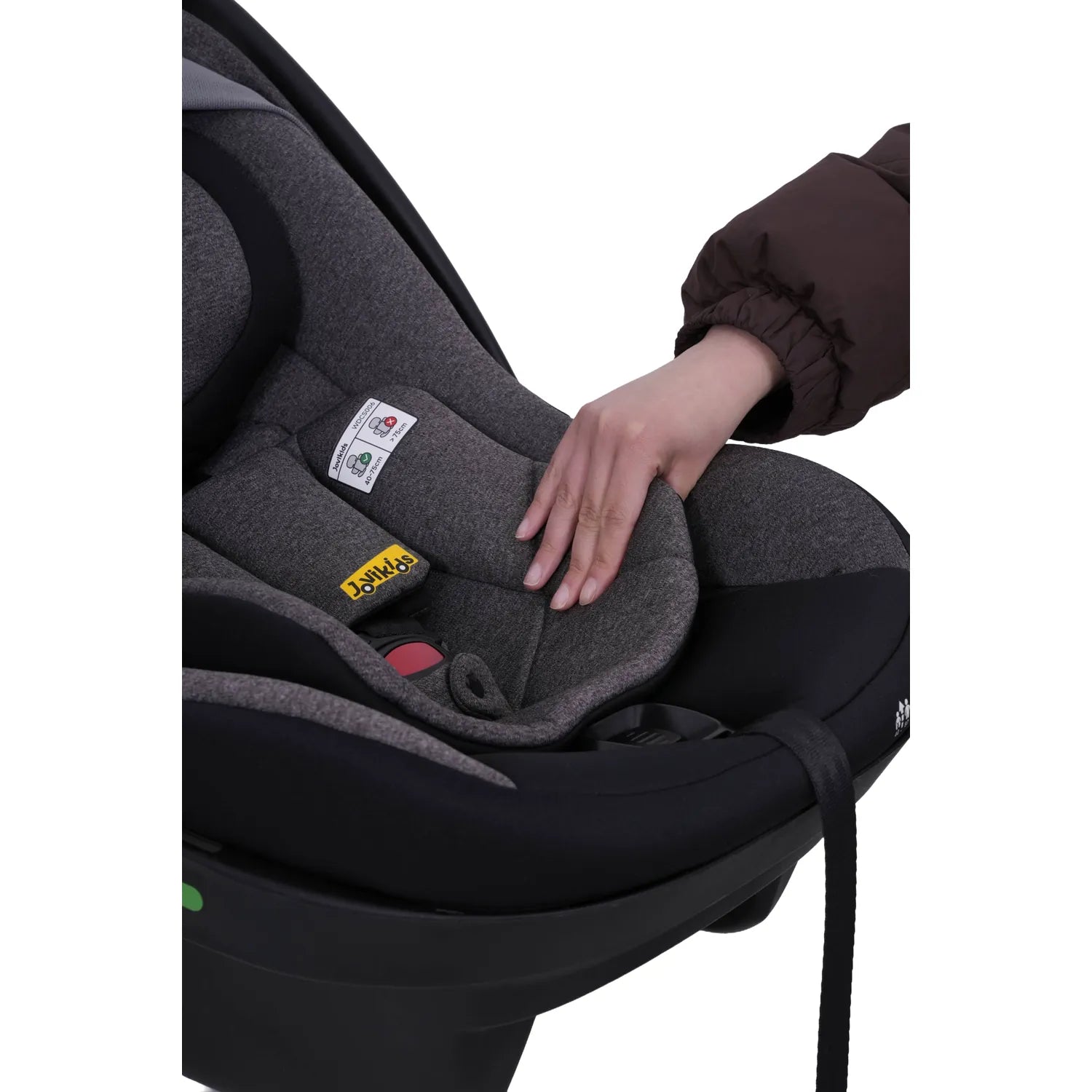 Jovikids Aria Baby Carrier Black i-Size 3-Point Seat Belt 0M+