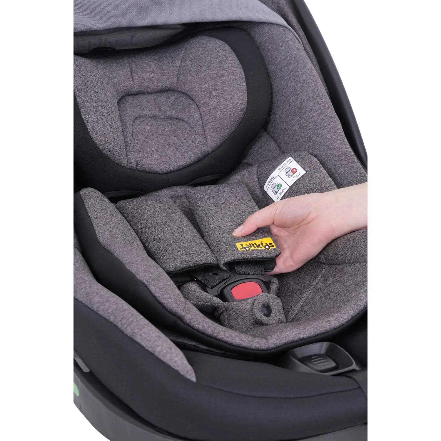 Jovikids Aria Baby Carrier Black i-Size 3-Point Seat Belt 0M+