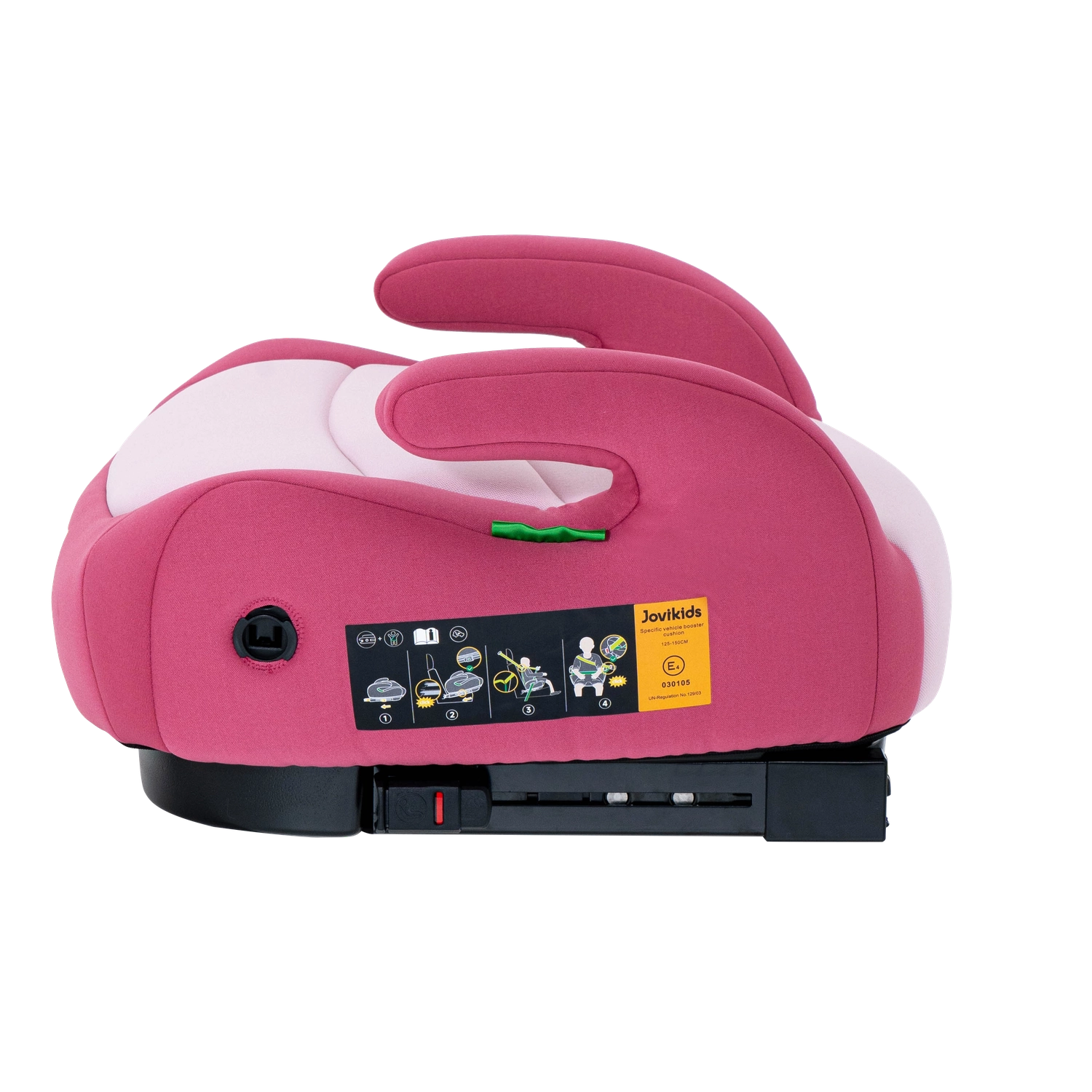 Ohho Plus I-Size Booster Car Seat - Blush Pink - Jovikids