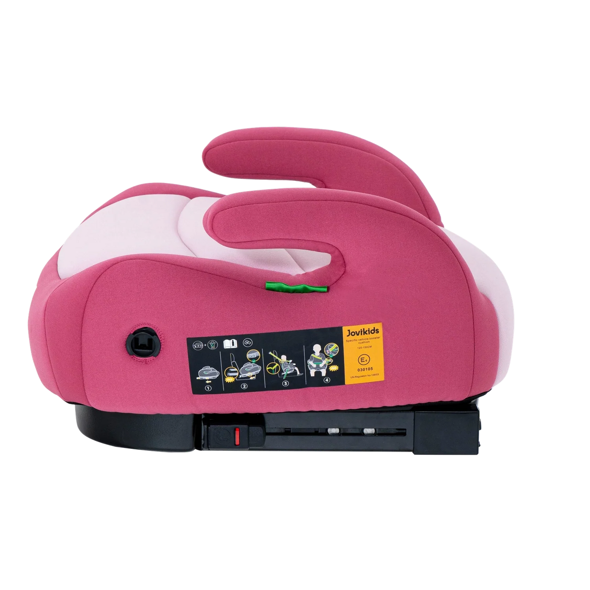 Ohho Plus I-Size Booster Car Seat - Blush Pink - Jovikids