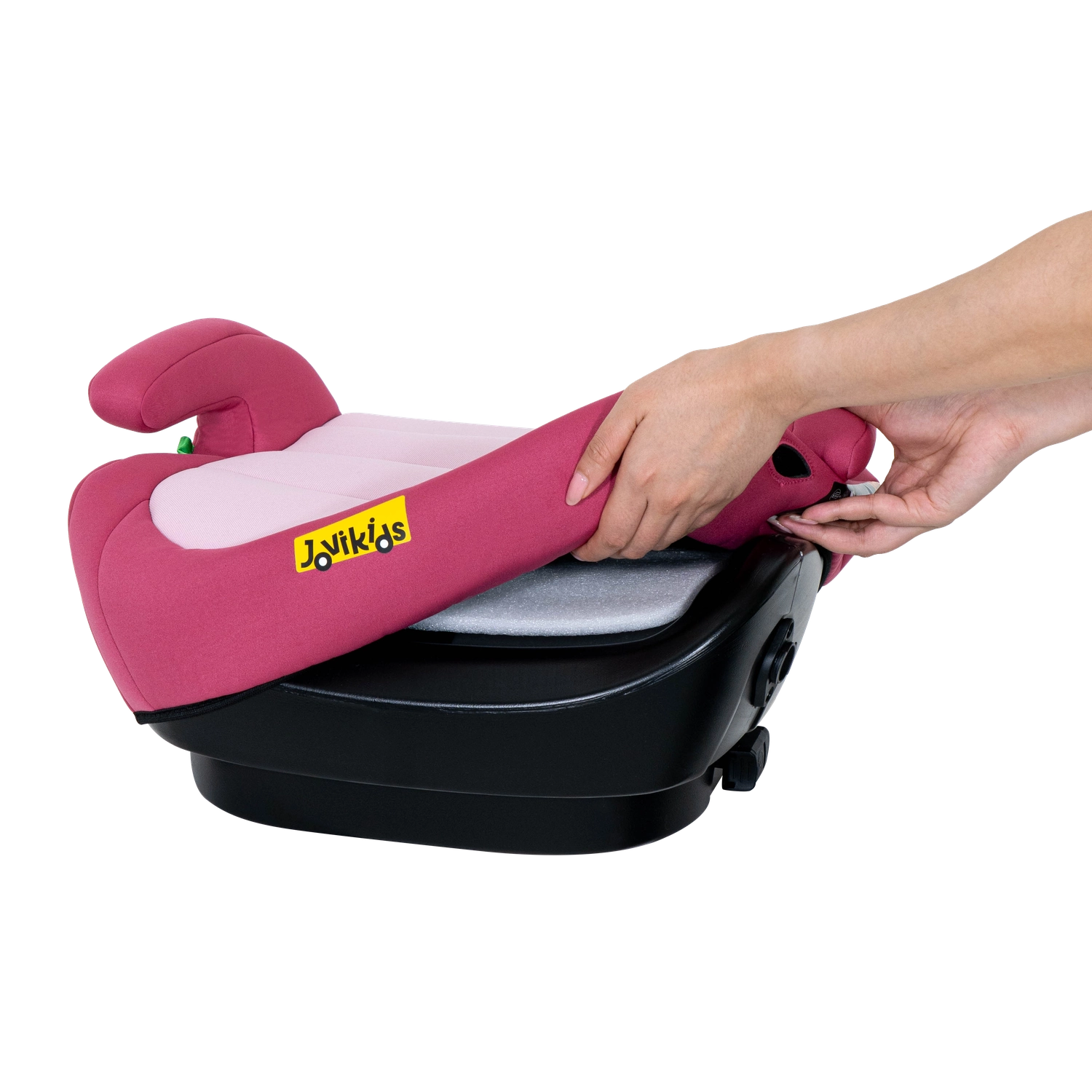 Ohho Plus I-Size Booster Car Seat - Blush Pink - Jovikids