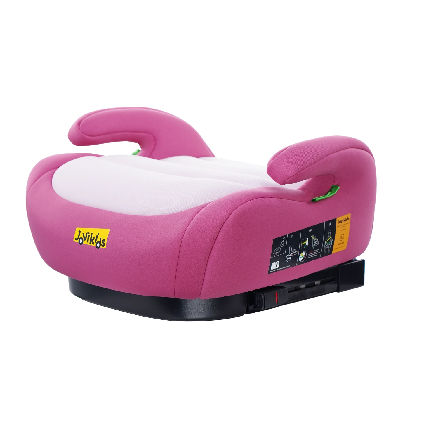 Ohho Plus I-Size Booster Car Seat - Blush Pink - Jovikids