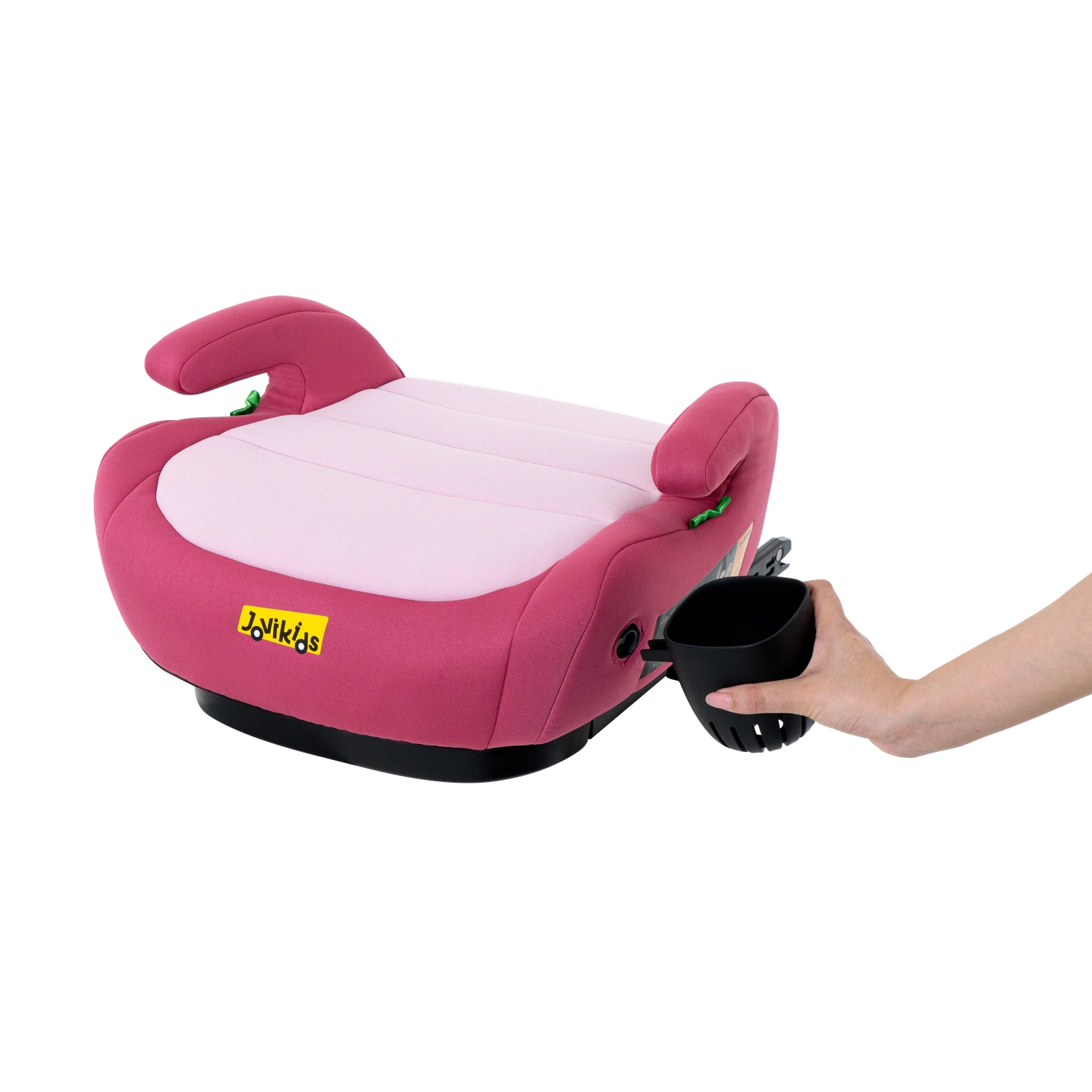 Ohho Plus I-Size Booster Car Seat - Blush Pink - Jovikids