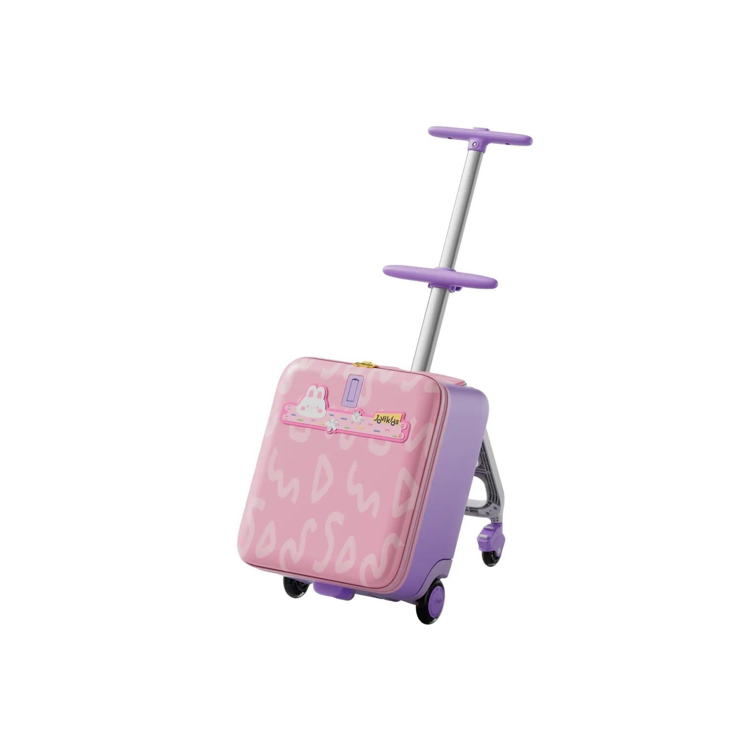 Jovikids 38L 3-in-1 Children's Ride-on Suitcase Pink