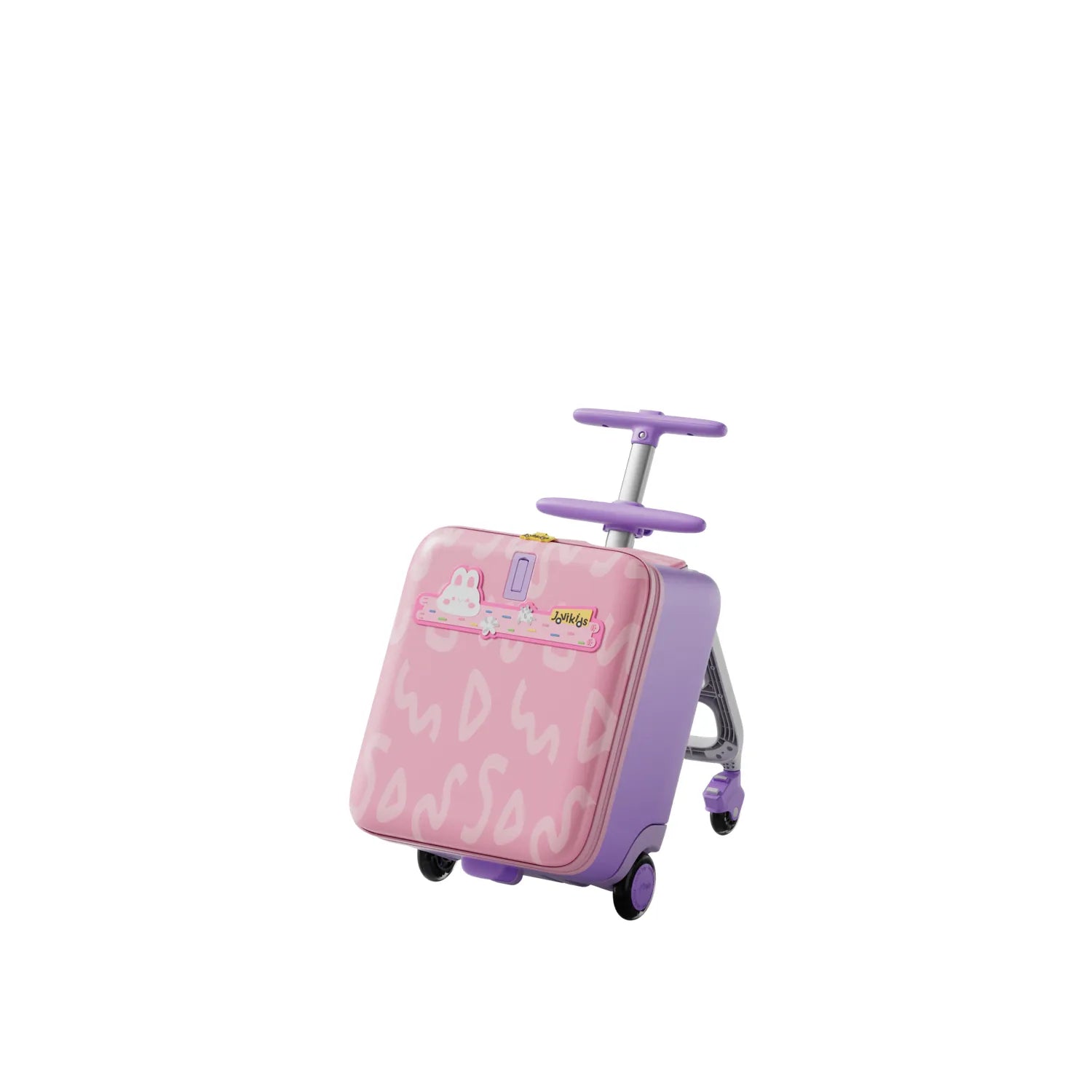 Jovikids 38L 3-in-1 Children's Ride-on Suitcase Pink