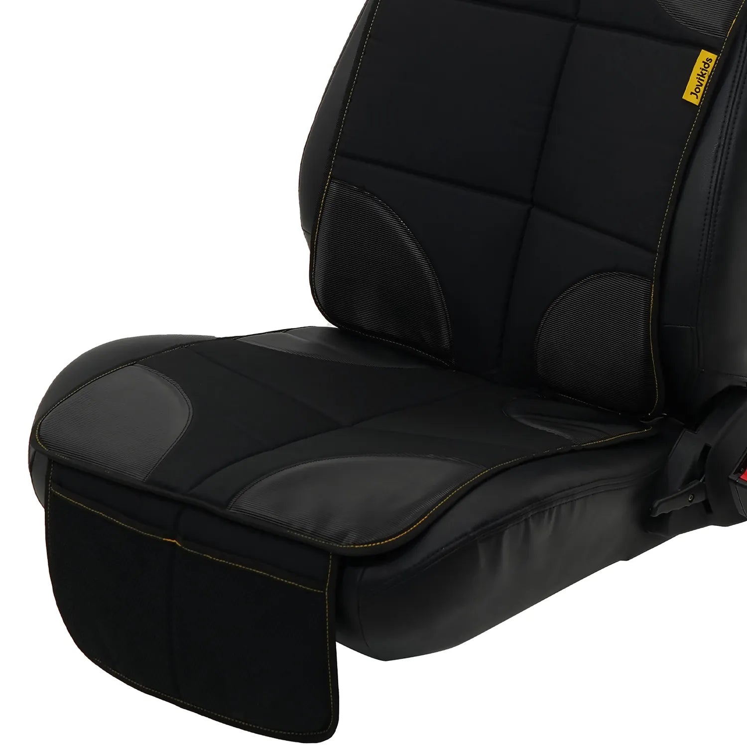 Jovikids Car Seat Protector – Black, Anti-Slip & Durable
