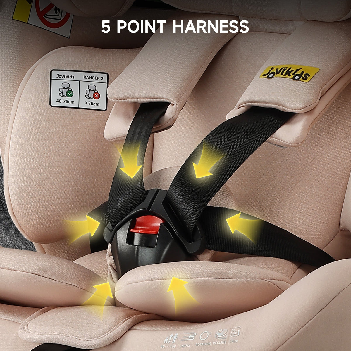 Ranger TT ISOFIX 360 Rotating Car Seat I-size - Rosewood Pink