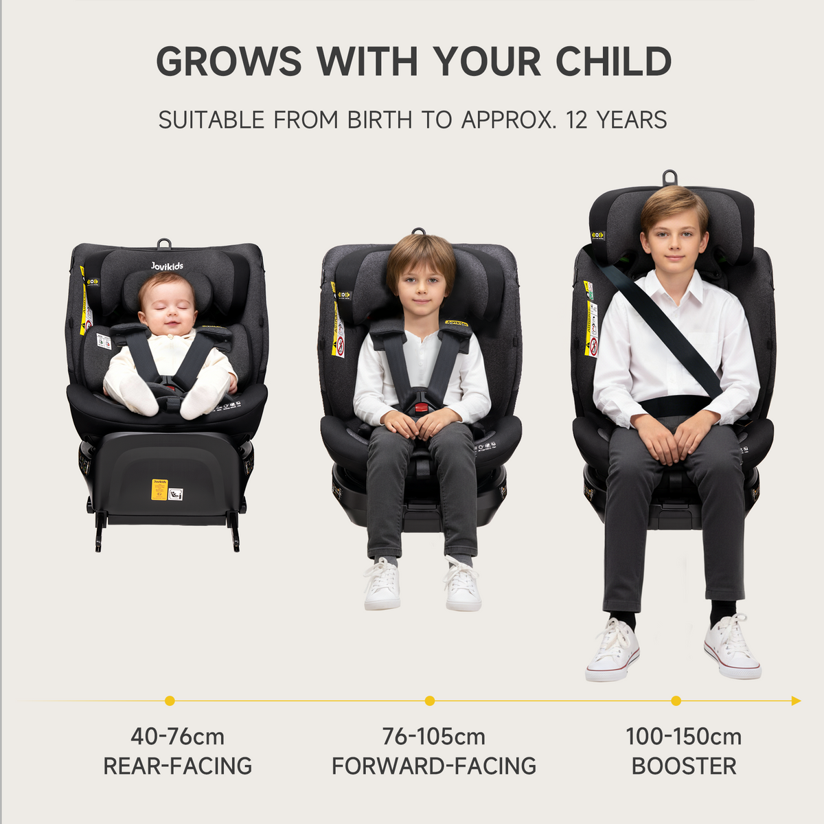 Ranger TT ISOFIX 360 Rotating Car Seat I-size - Twilight Black