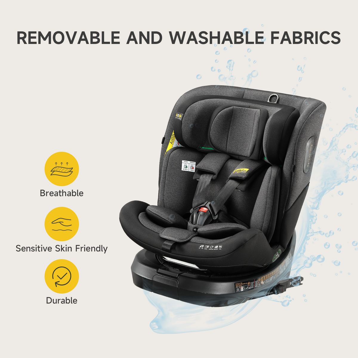 Ranger TT ISOFIX 360 Rotating Car Seat I-size - Twilight Black