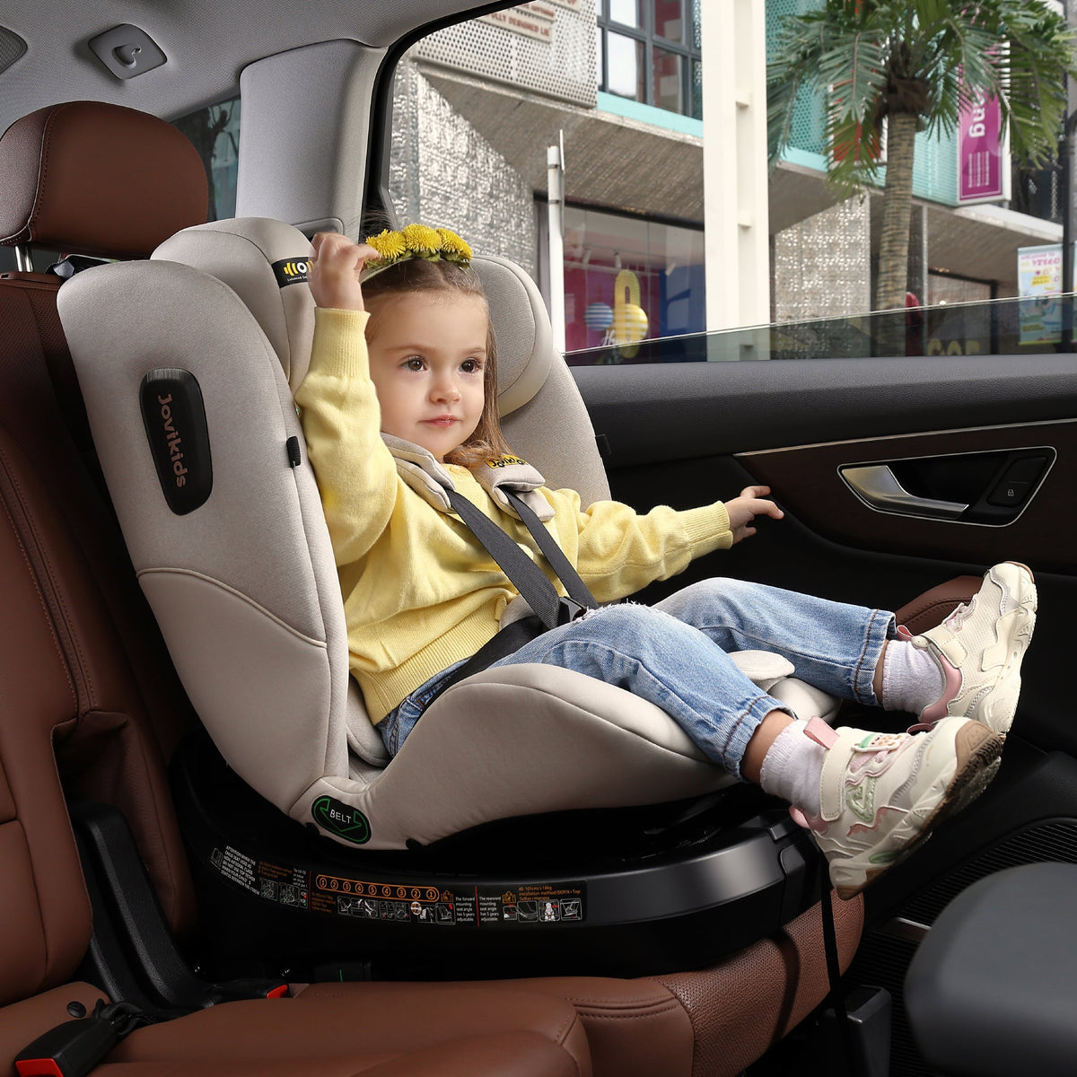 Ranger TT ISOFIX 360 Rotating Car Seat I-size - Milkstone Grey
