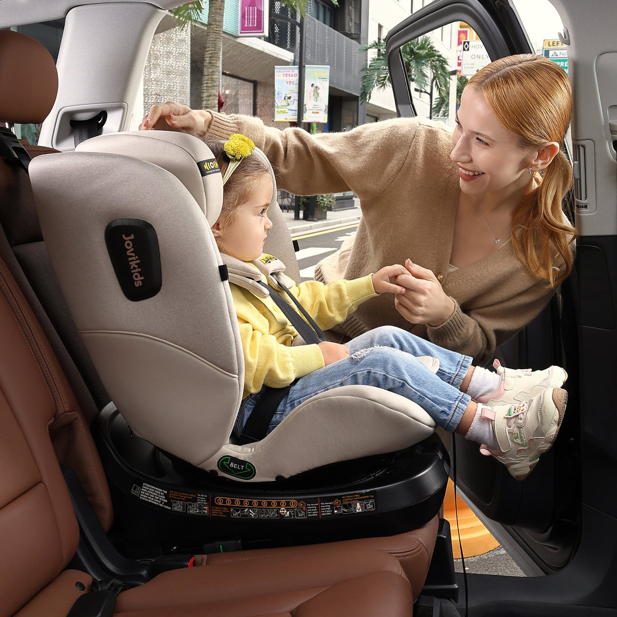 Ranger TT ISOFIX 360 Rotating Car Seat I-size - Milkstone Grey