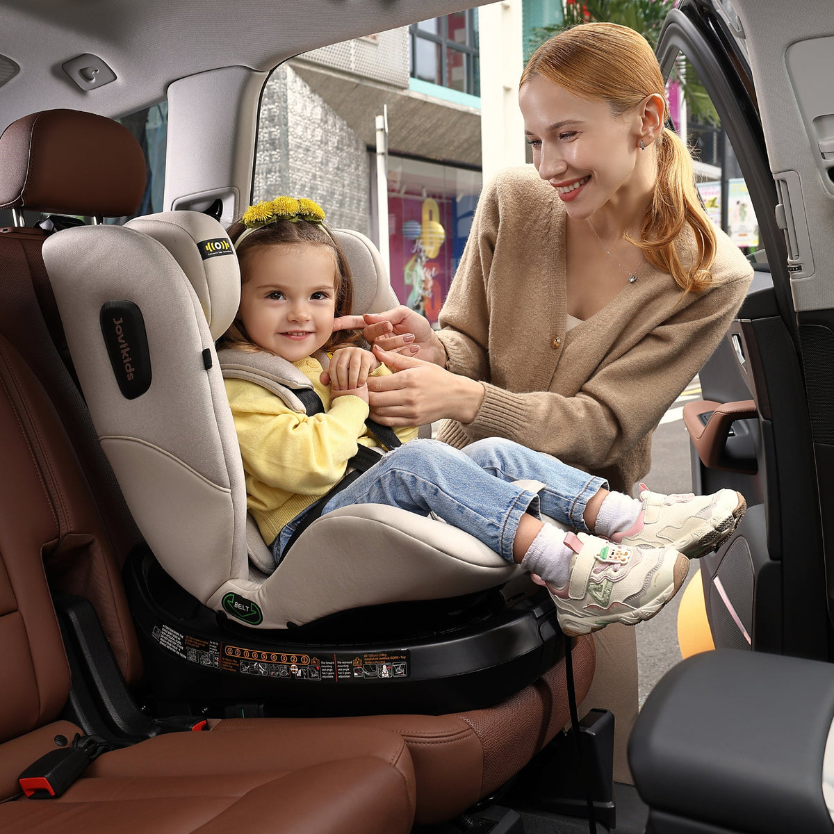 Ranger TT ISOFIX 360 Rotating Car Seat I-size - Milkstone Grey