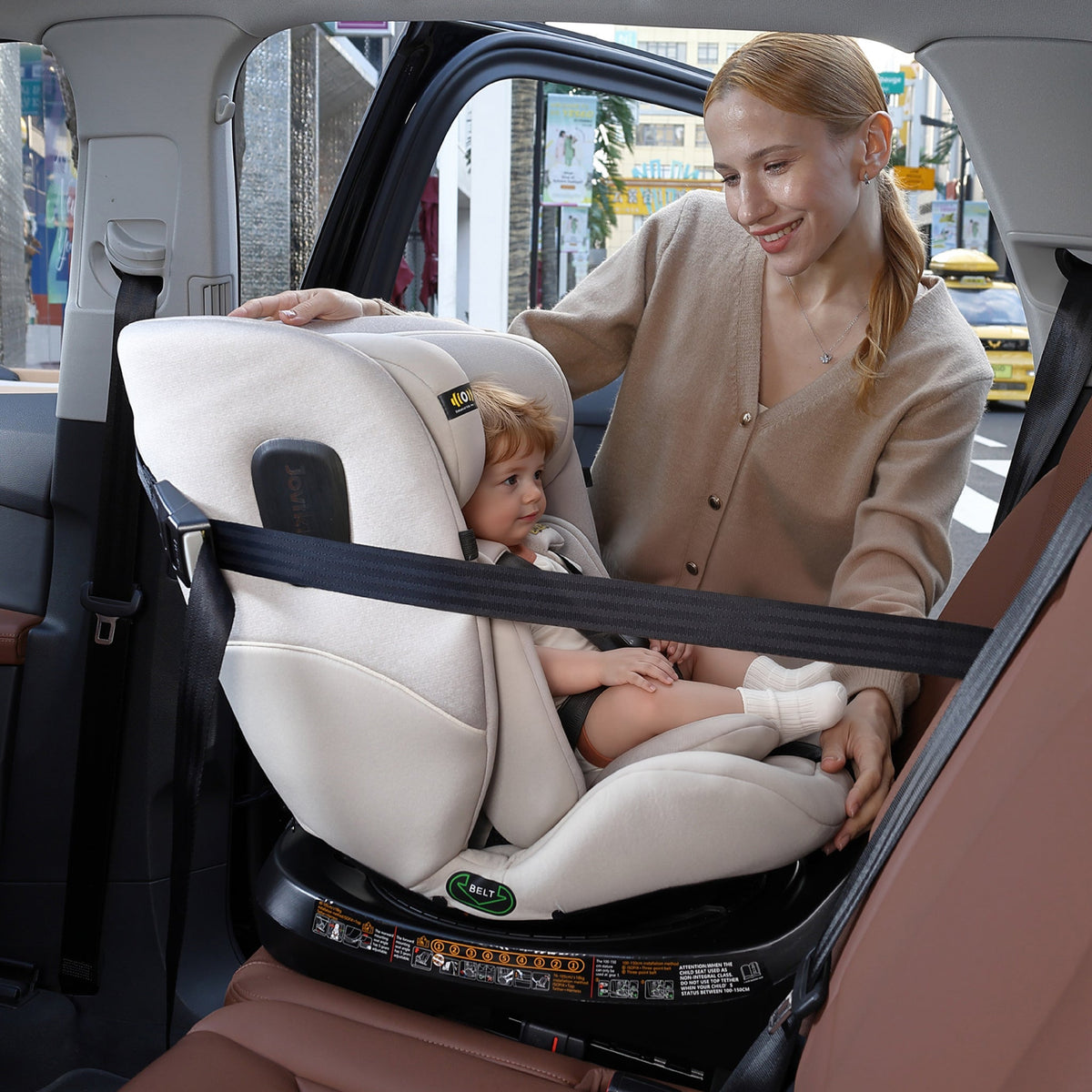 Ranger TT ISOFIX 360 Rotating Car Seat I-size - Milkstone Grey