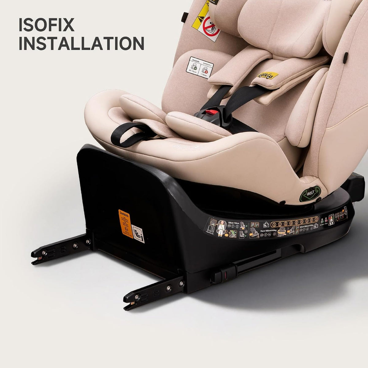 Ranger 2 360° ISOFIX Car Seat with Support Leg & Seat Protector - Rosewood Pink