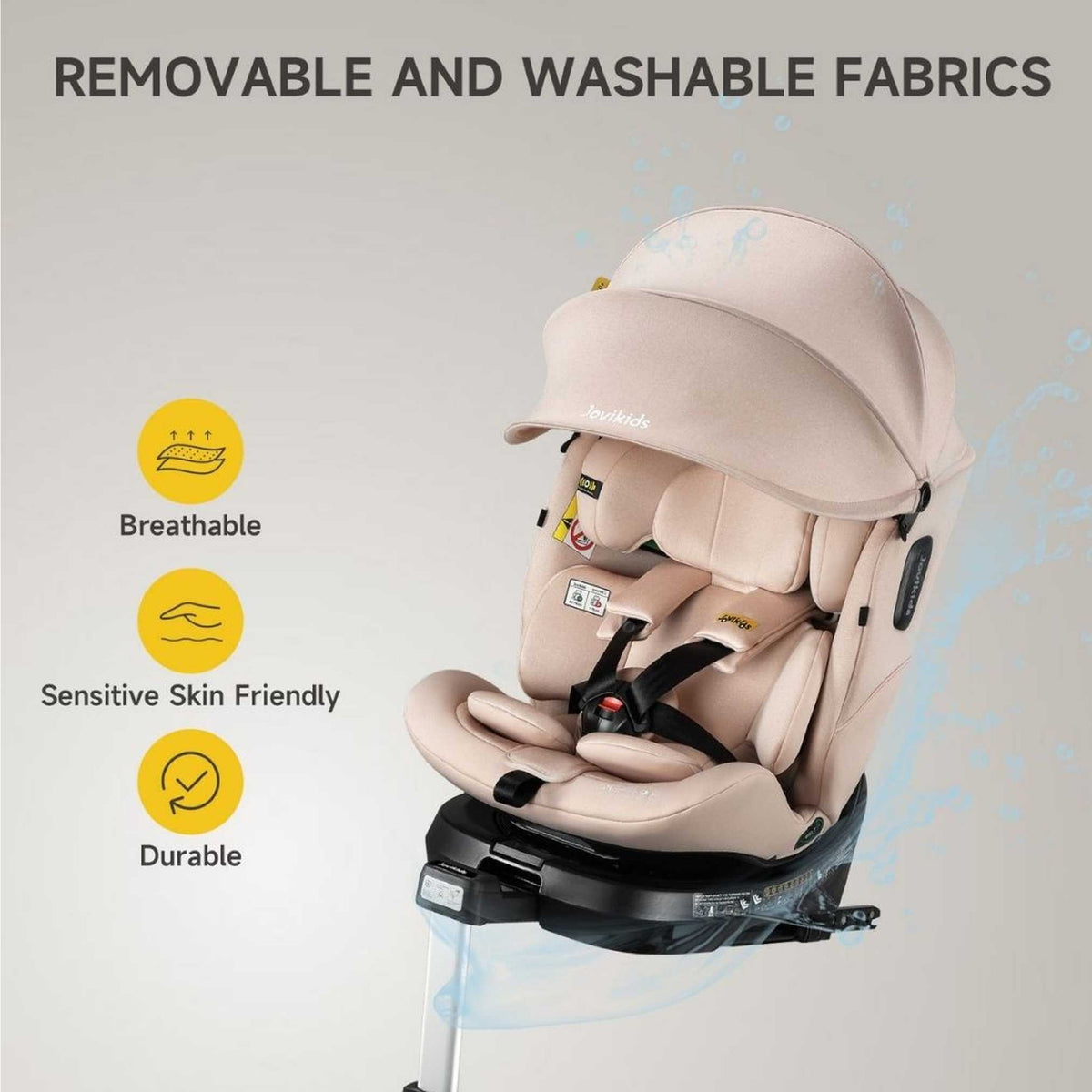 Ranger 2 360° ISOFIX Car Seat with Support Leg & Seat Protector - Rosewood Pink