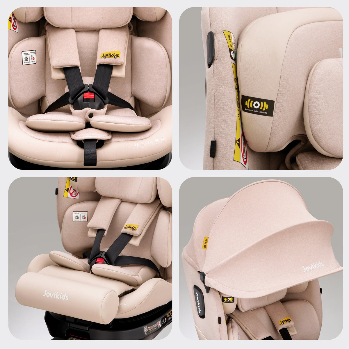 Ranger 2 360° ISOFIX Car Seat with Support Leg & Seat Protector - Rosewood Pink