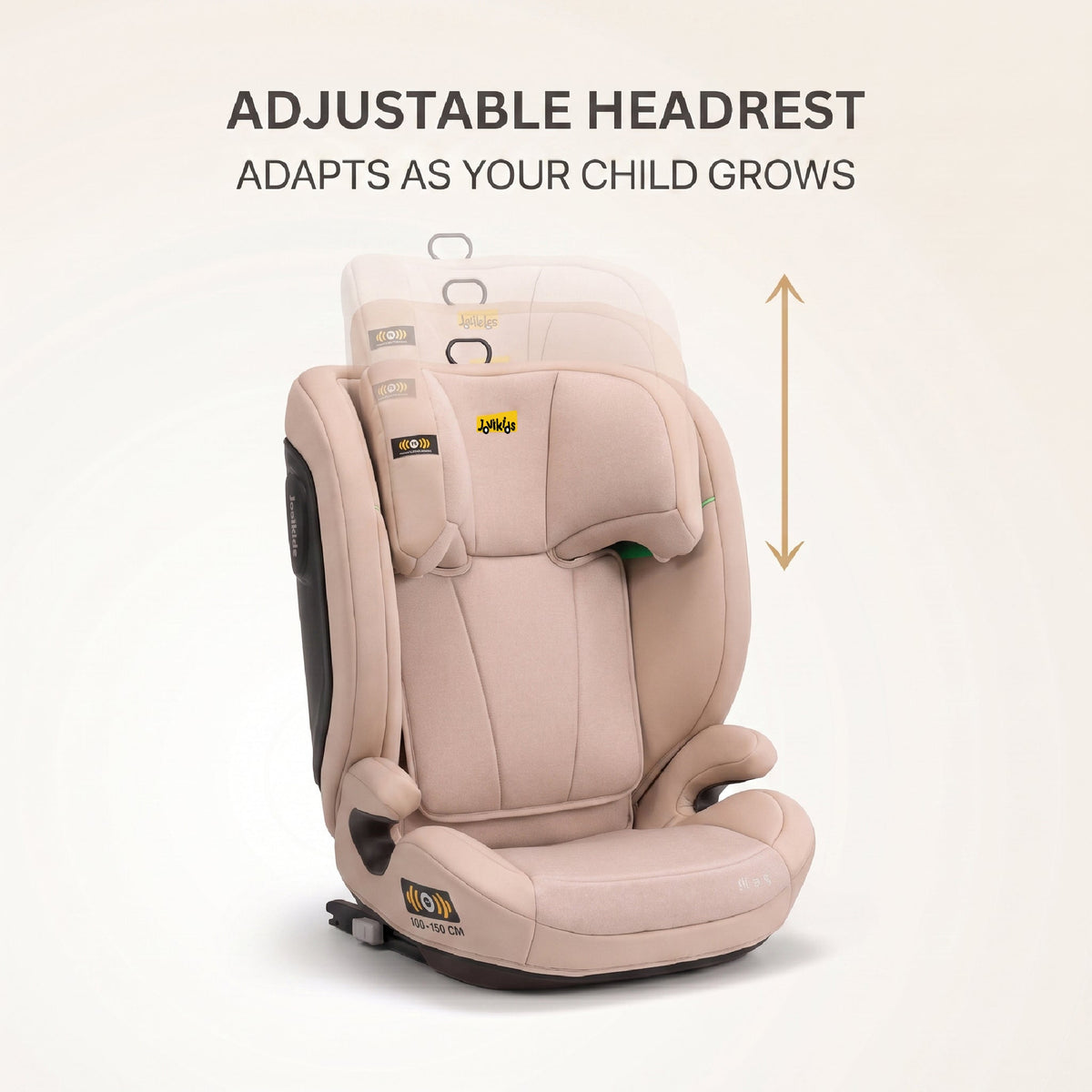 Leon I-Size Booster Car Seat with ISOFIX - Rosewood Pink