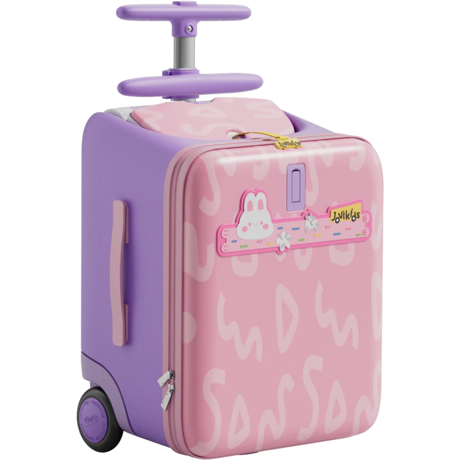 Jovikids 38L 3-in-1 Children's Ride-on Suitcase Pink