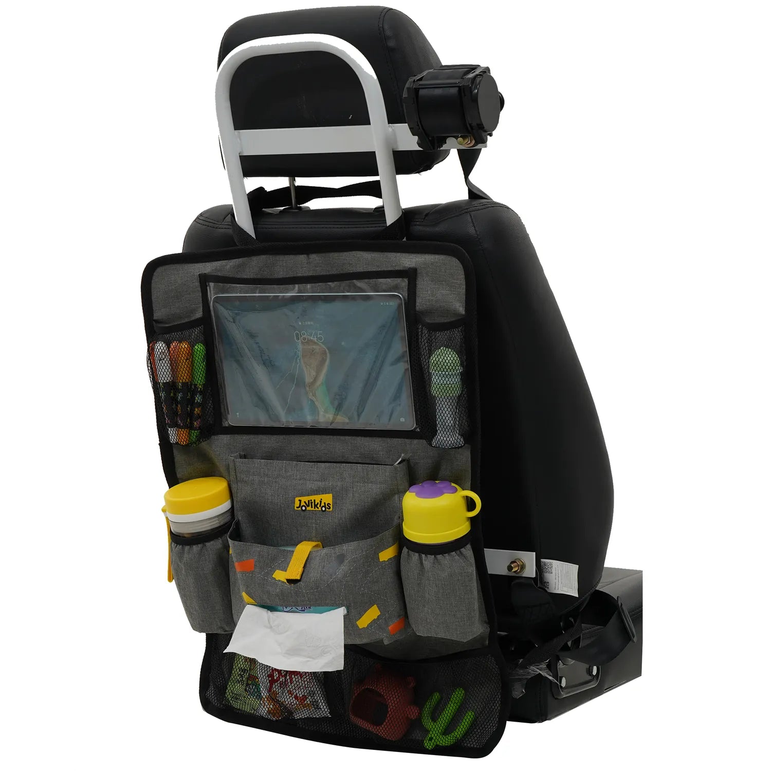 Jovikids Car Seat Organizer for Kids – Grey