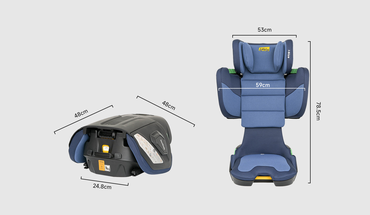 Jovikids Rober i-Size car seat and isofix product gallery image 14