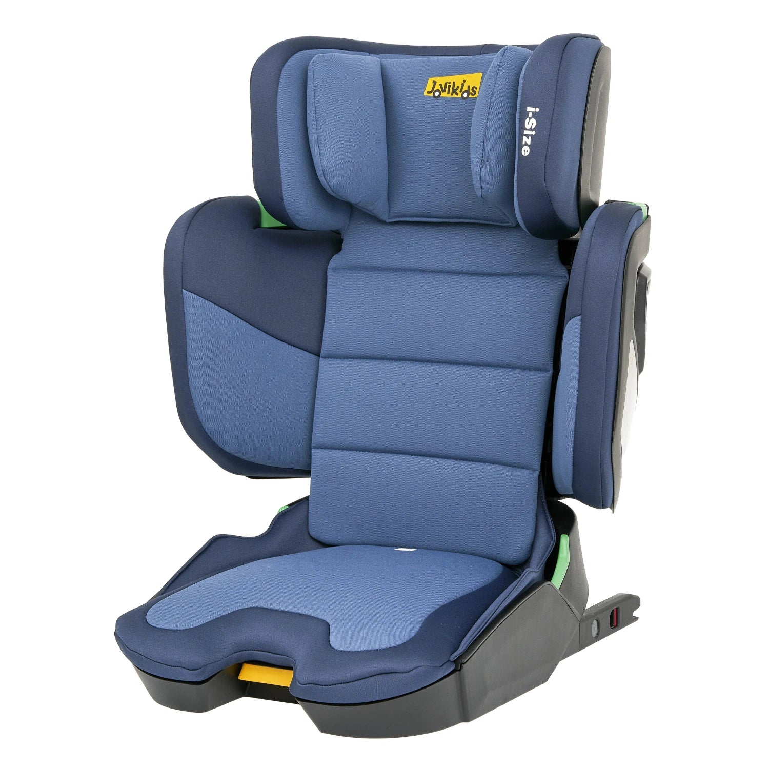 Rober i-Size Booster Car Seat ISOFIX Cabin Size, 3-12Y - Blue - Jovikids